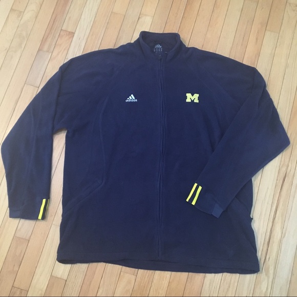 adidas Other - Adidas University of Michigan Climawarm Full Zip